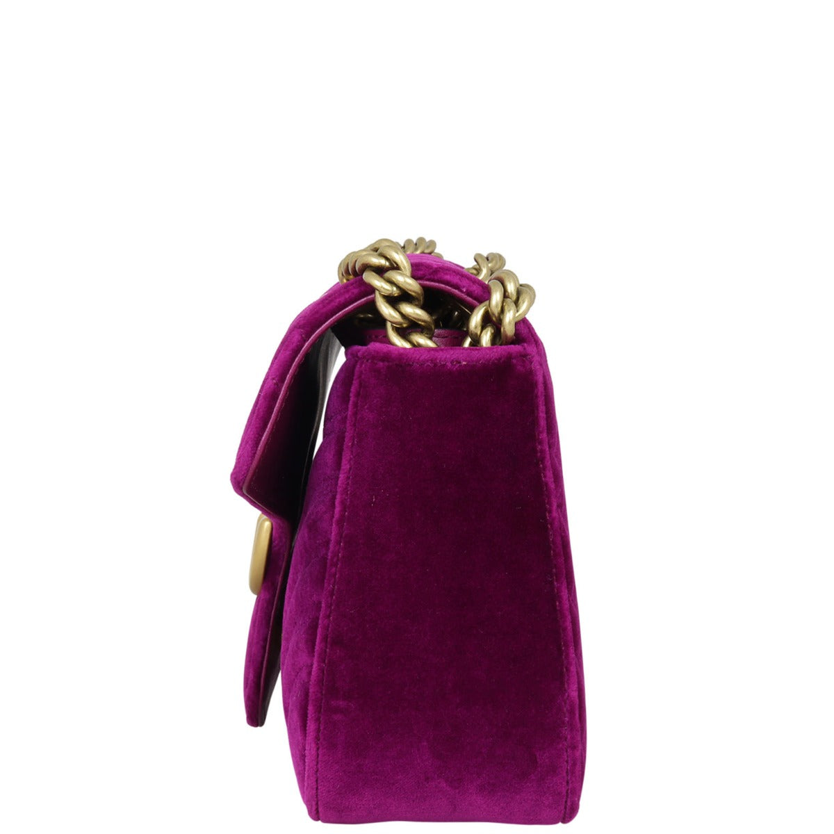 Gucci GG Marmont Small Velvet Shoulder Bag