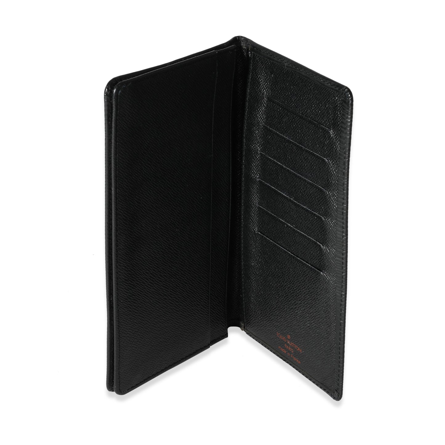 Louis Vuitton Louis Vuitton Black Epi Vertical Wallet