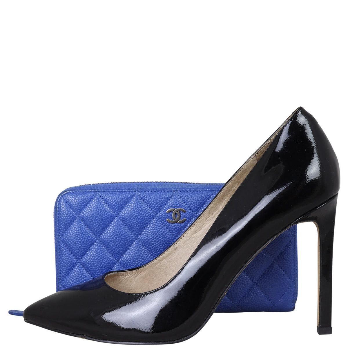 Chanel Classic Long Zipped Wallet | Cobalt Blue