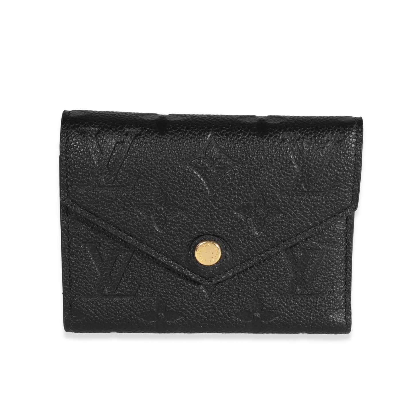 Louis Vuitton Black Monogram Empreinte Victorine Wallet