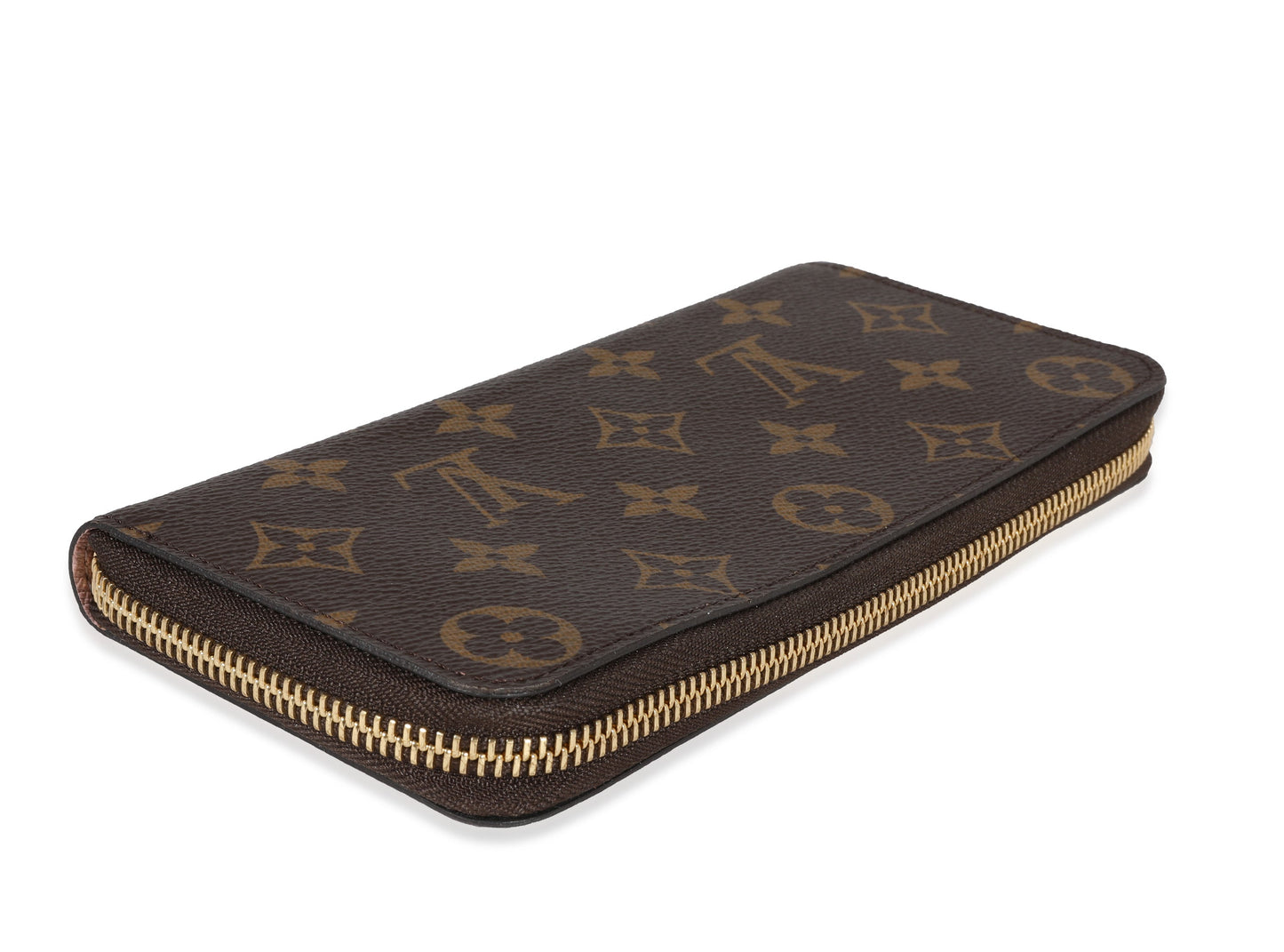 Louis Vuitton Louis Vuitton Monogram Canvas & Rose Ballerine Clémence Wallet