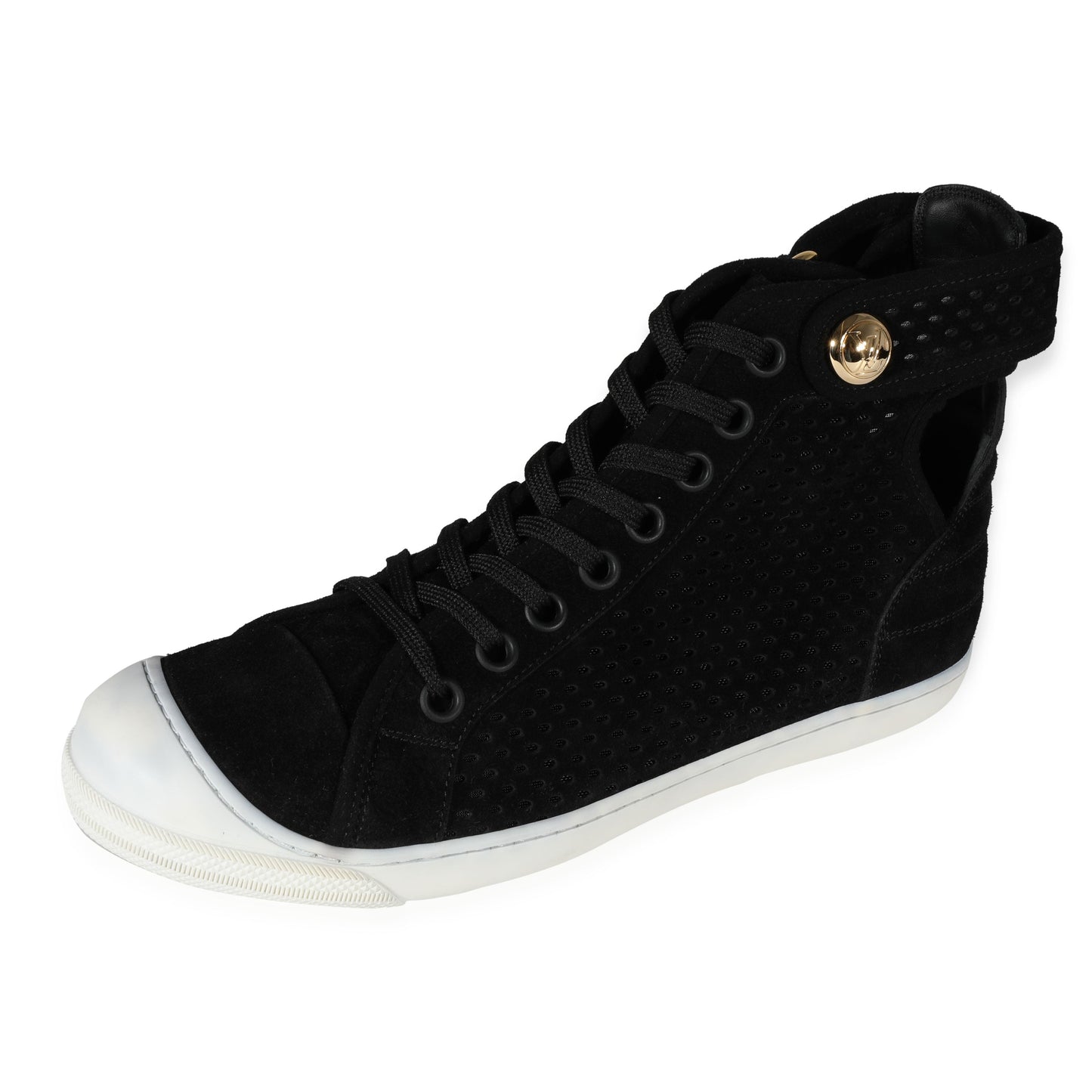 Louis Vuitton Louis Vuitton -  Louis Vuitton Wmns Suede High Black (39.5 EUR)