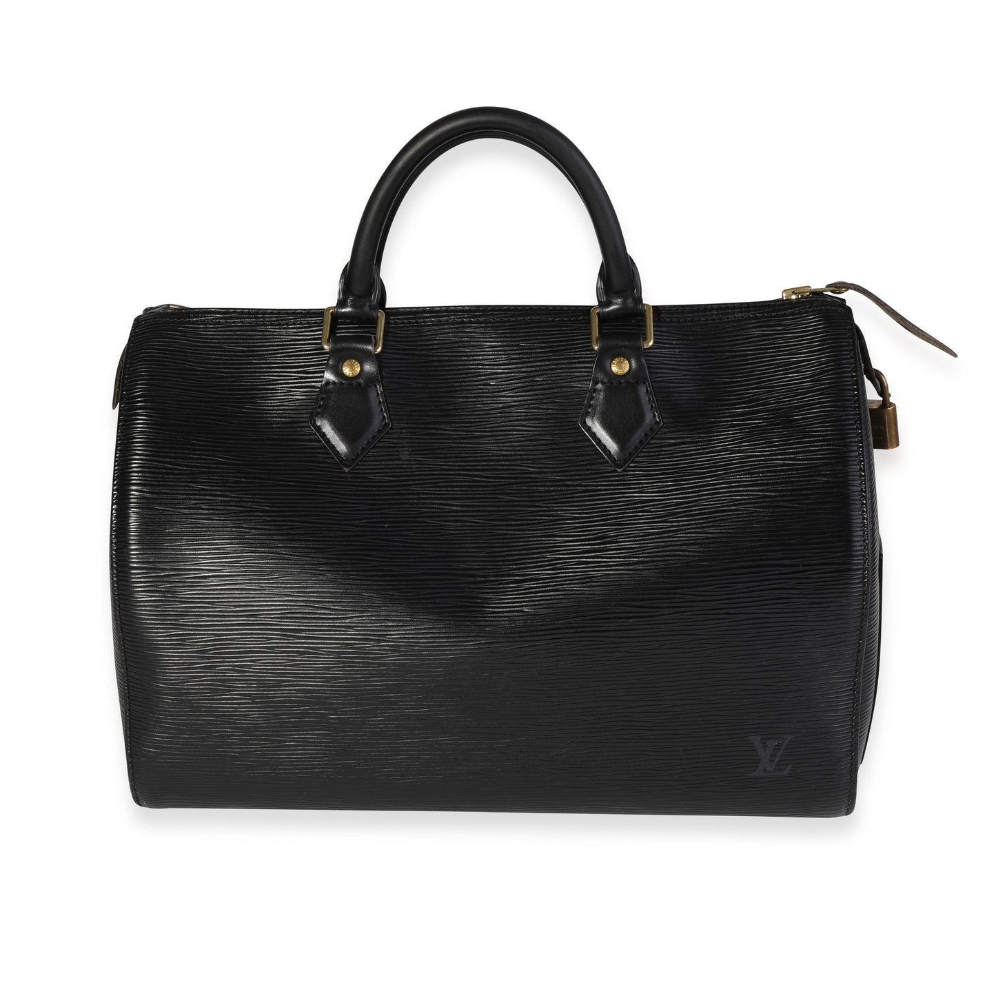 Louis Vuitton Louis Vuitton Black Epi Leather Speedy 30