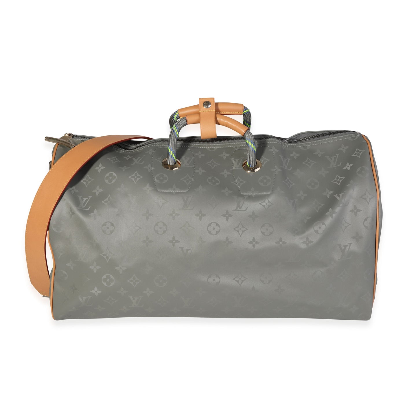 Louis Vuitton Louis Vuitton Monogram Titanium Keepall Bandoulière 50