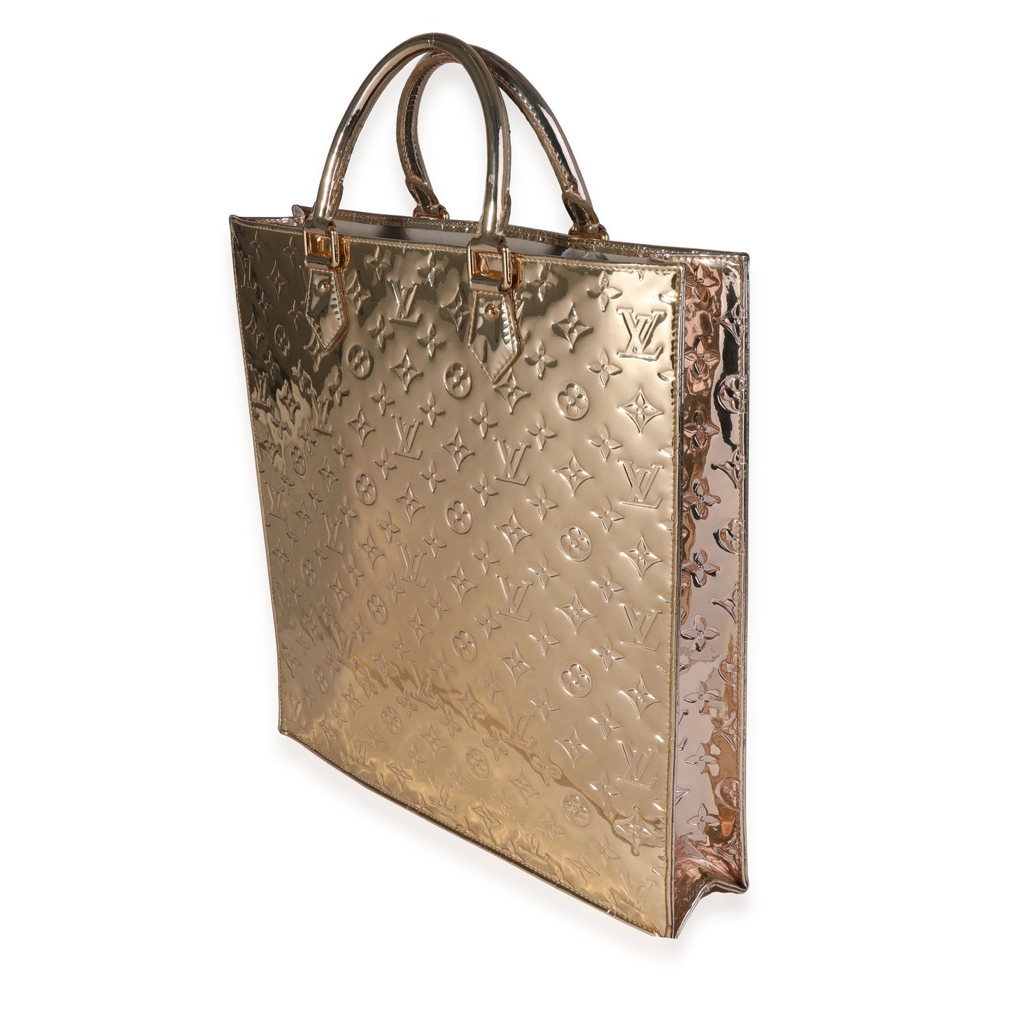 Louis Vuitton Louis Vuitton Gold Monogram Miroir Sac Plat