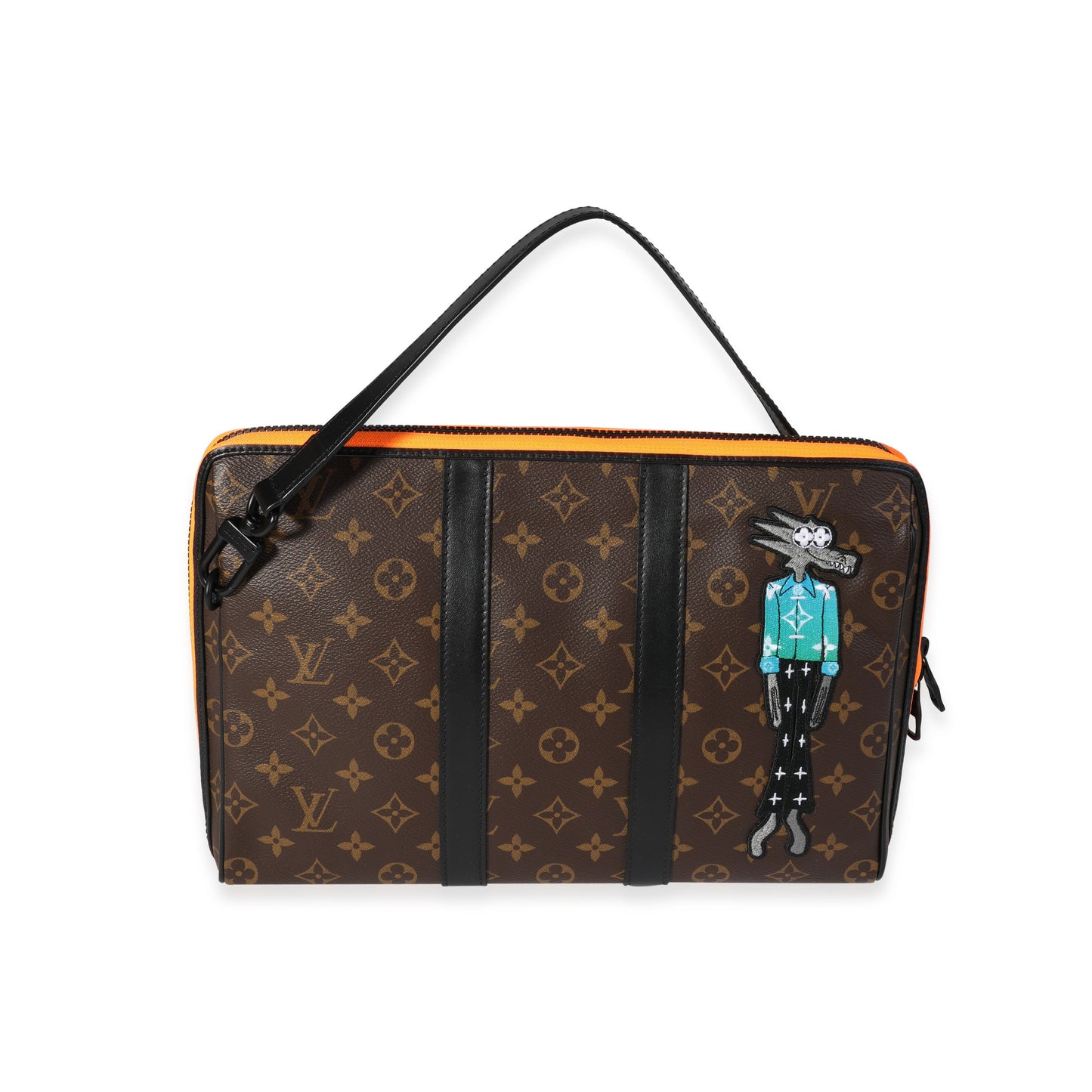 Louis Vuitton Louis Vuitton Monogram Canvas Cartoon Zoom With Friends Keepall Pouch