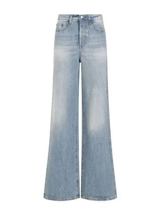 Luxury Saint Laurent Trending 2025 Denim Cotton Bootcut Jeans Blue
