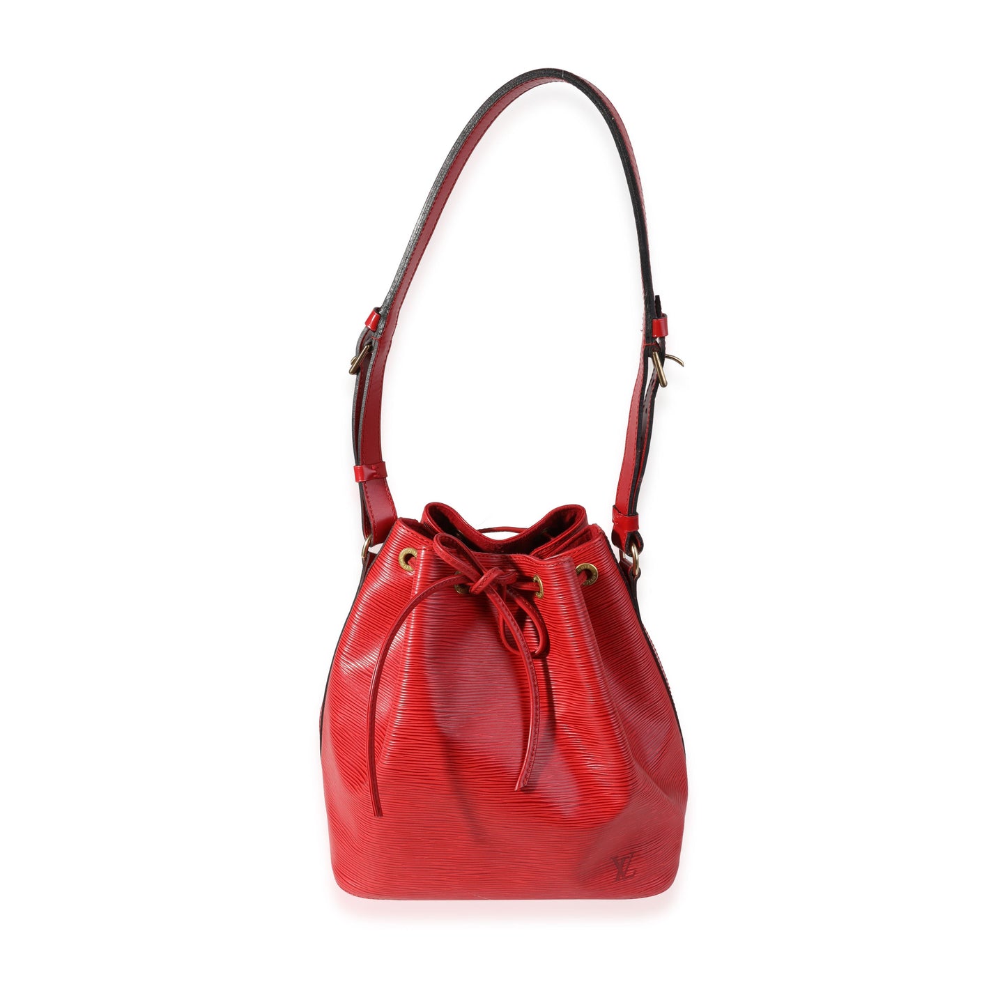 Louis Vuitton Louis Vuitton Red Epi Leather Petit Noé
