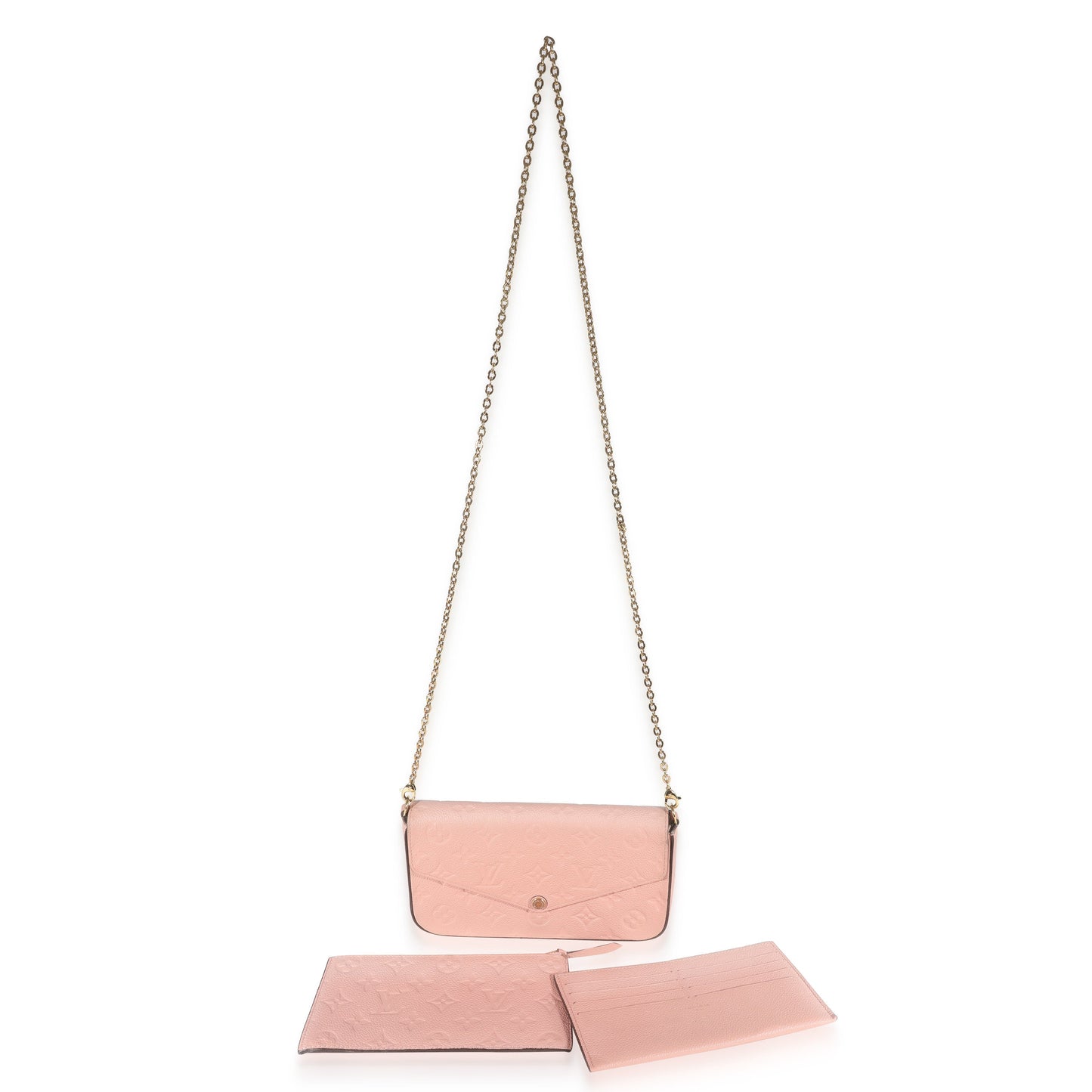 Louis Vuitton Louis Vuitton Rose Poudre Monogram Empreinte Félicie Pochette
