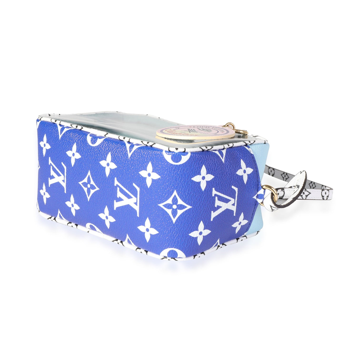 Louis Vuitton Louis Vuitton Blue Monogram Giant & PVC Hamptons Beach Pouch