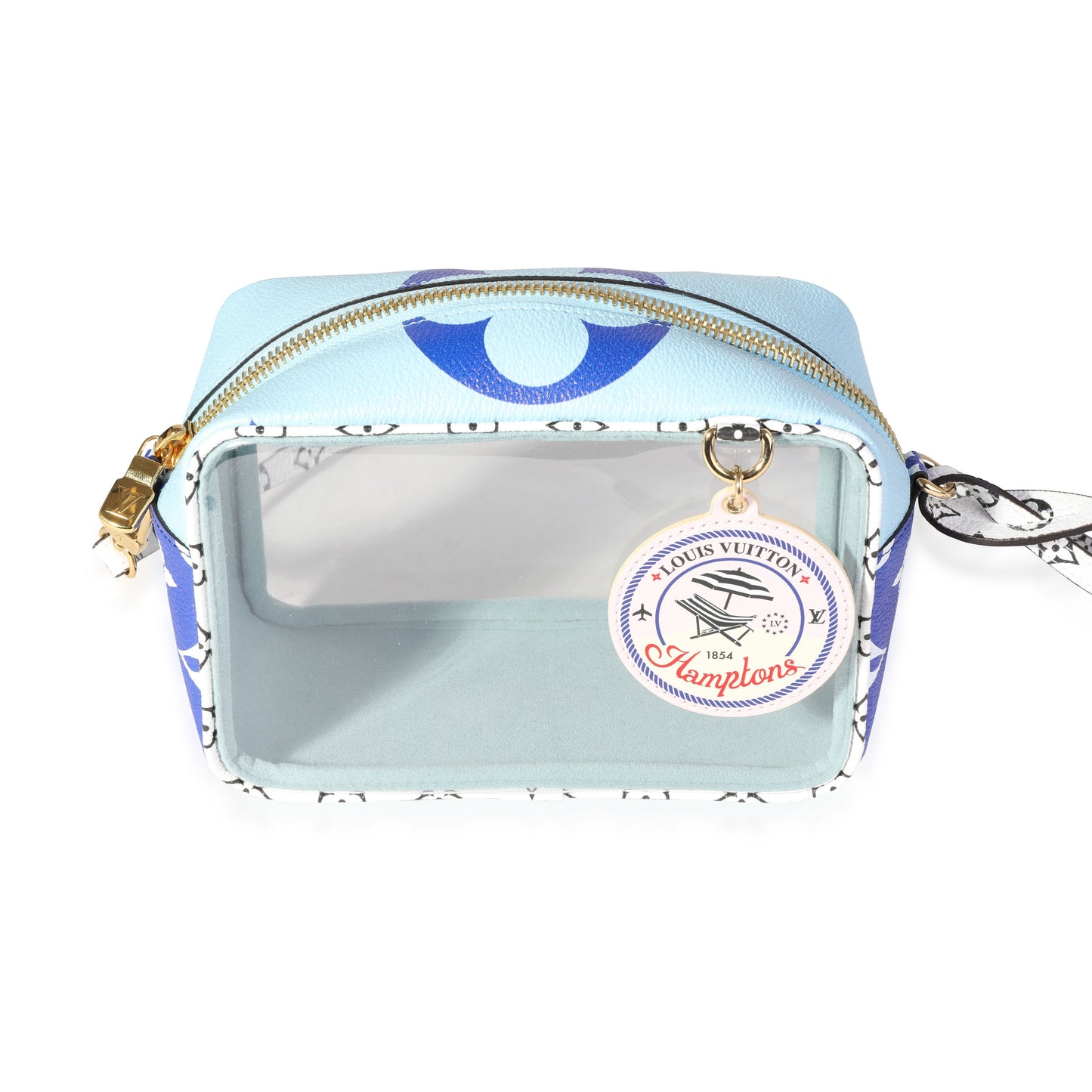 Louis Vuitton Louis Vuitton Blue Monogram Giant & PVC Hamptons Beach Pouch