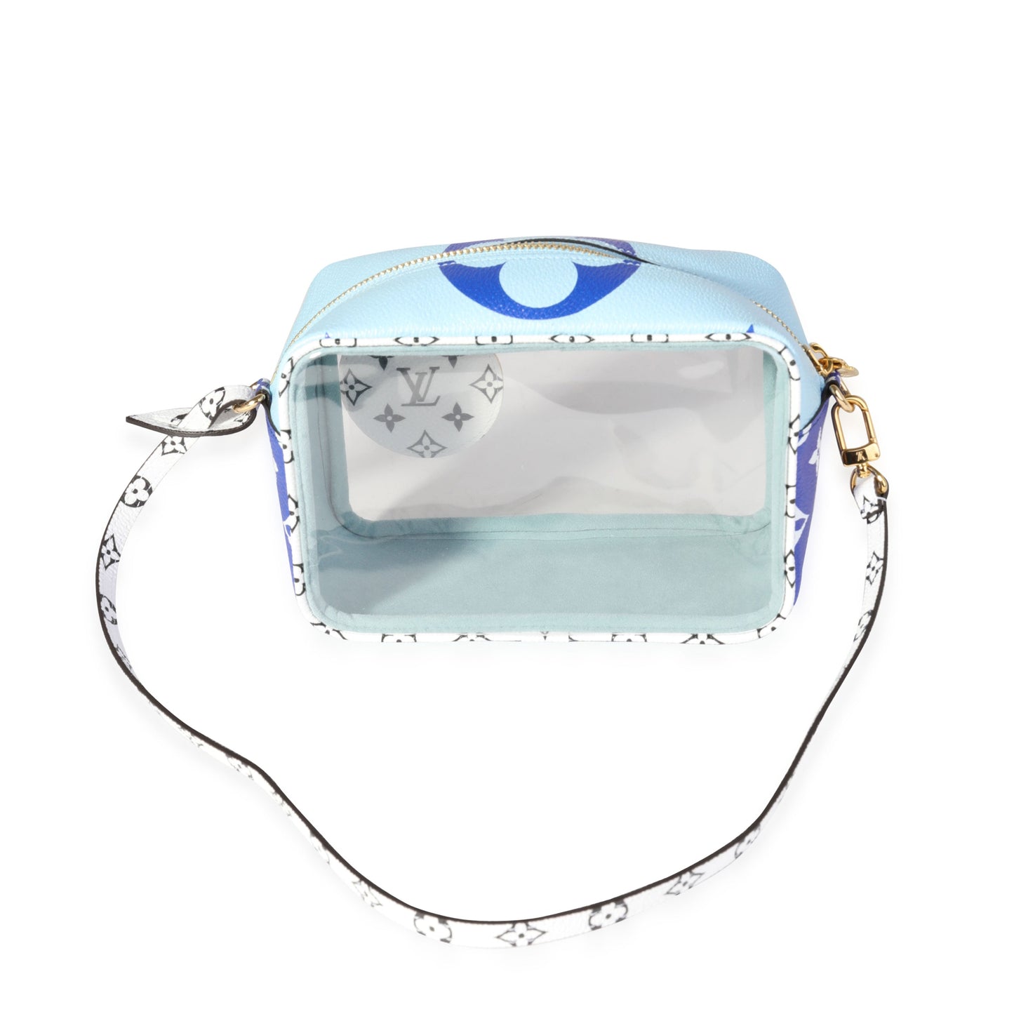 Louis Vuitton Louis Vuitton Blue Monogram Giant & PVC Hamptons Beach Pouch