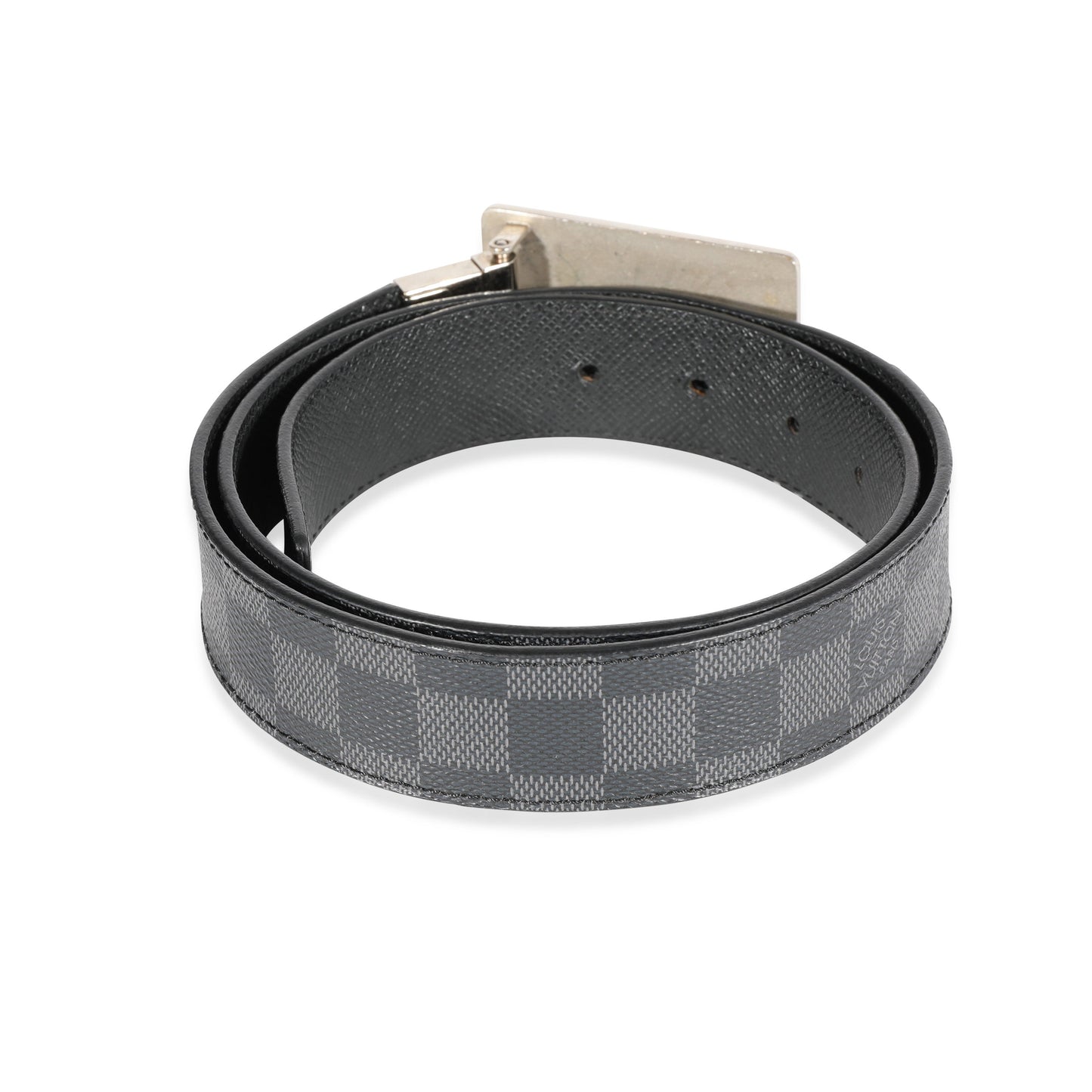 Louis Vuitton Louis Vuitton Damier Graphite Inventeur Belt 85