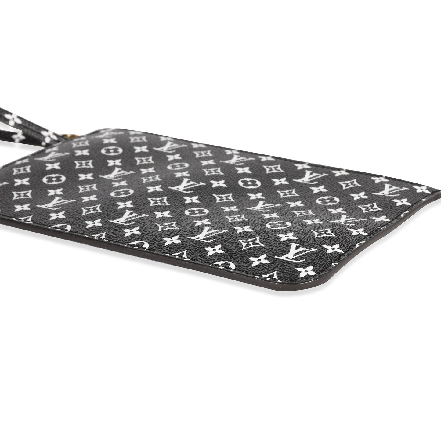 Louis Vuitton Louis Vuitton Black & White Monogram Canvas Neverfull Pochette