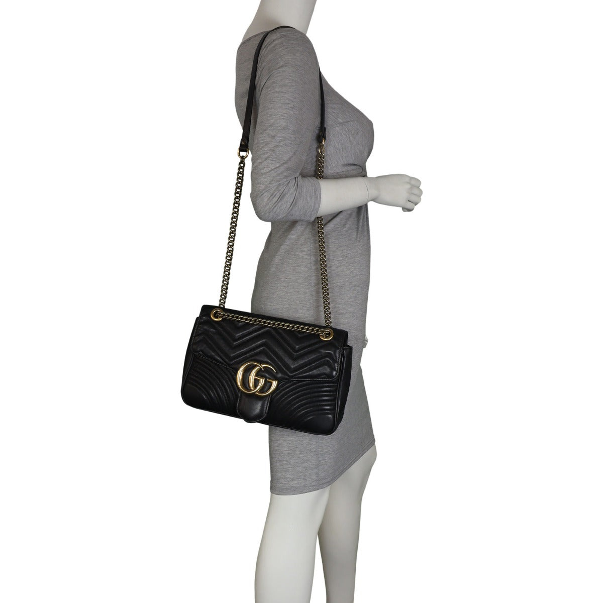 Gucci GG Marmont Matelasse Medium Shoulder Bag