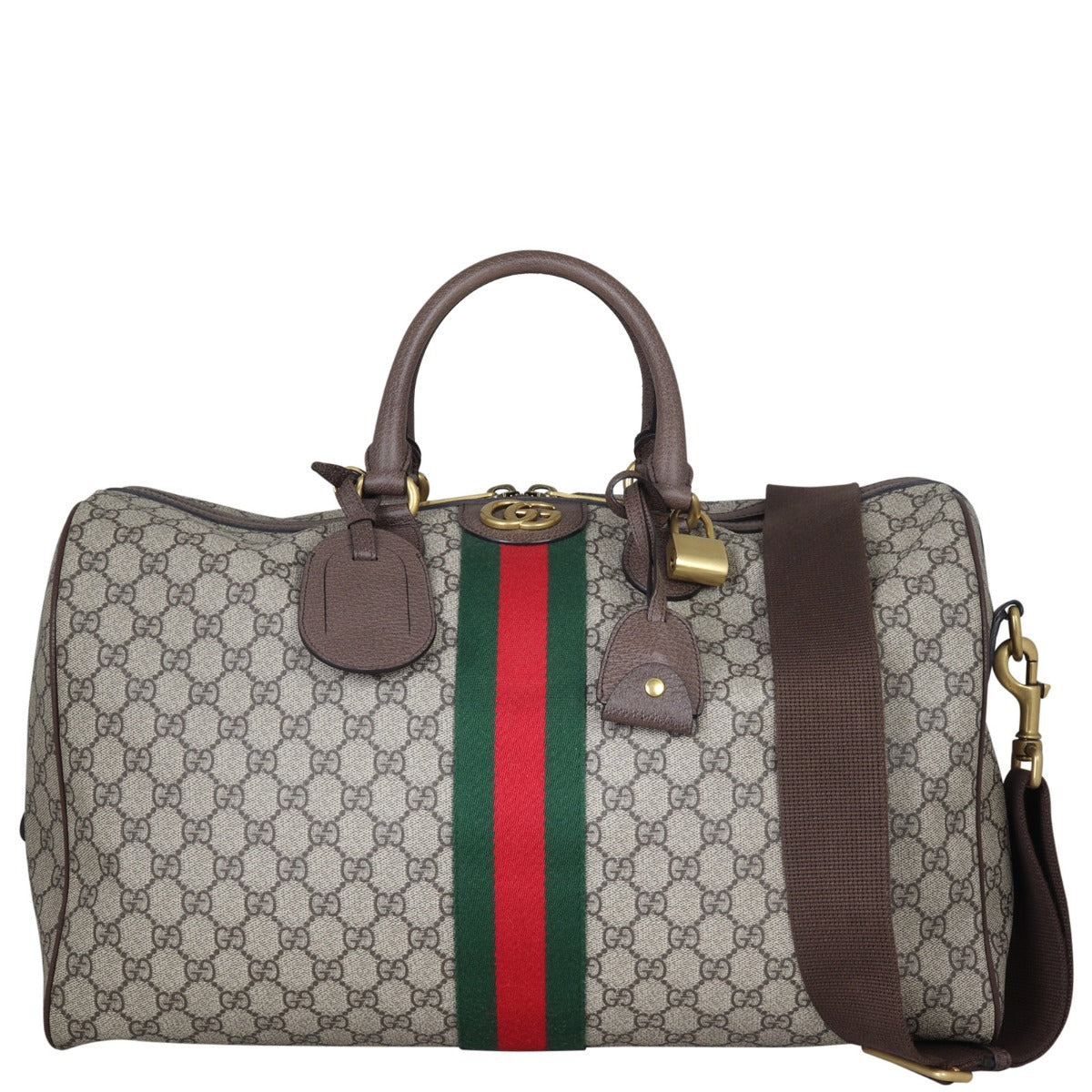 Gucci GG Supreme Ophidia Carry-On Duffle Medium