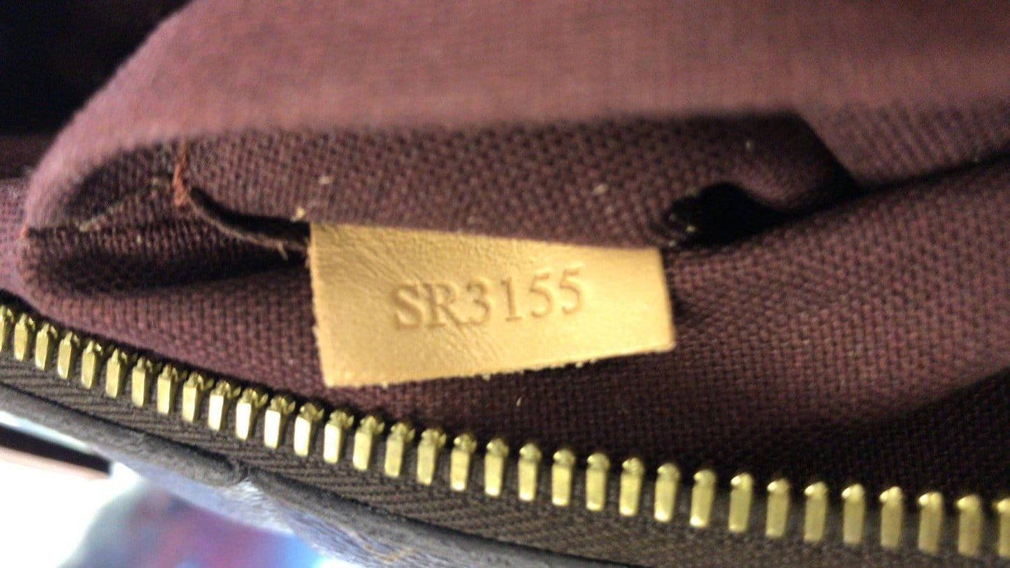 LOUIS VUITTON Turenne PM Monogram Canvas Shoulder Bag Brown