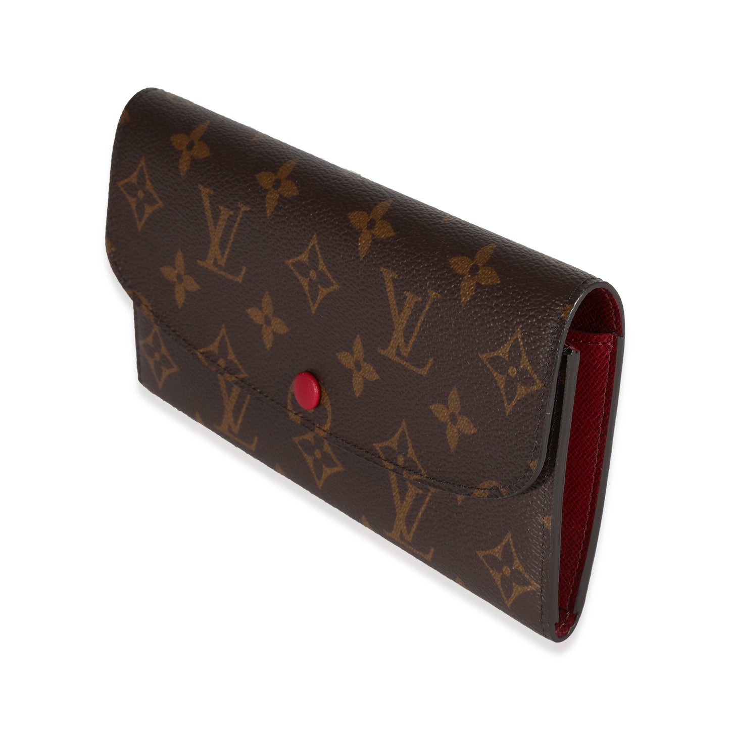 Louis Vuitton Louis Vuitton Monogram Canvas & Fuchsia Emilie Wallet