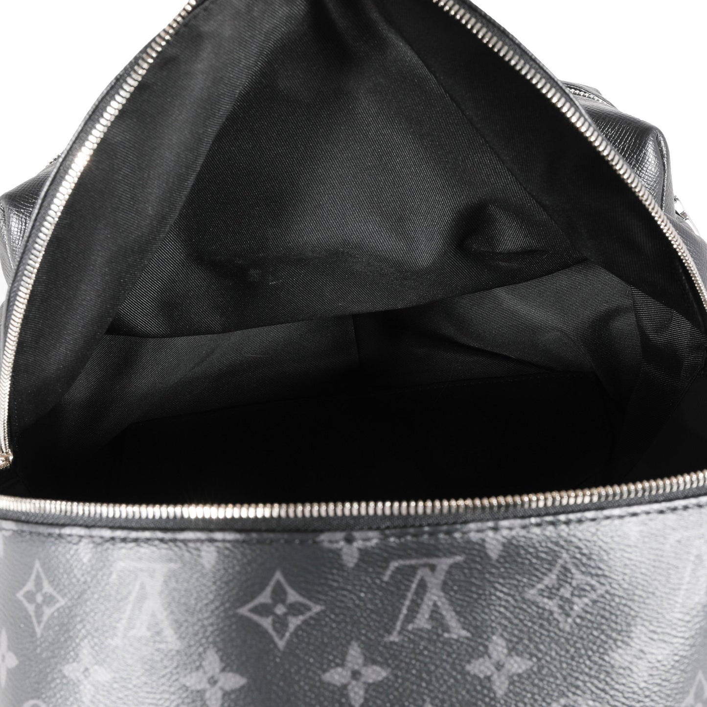Louis Vuitton Louis Vuitton Black Monogram Eclipse & Taiga Discovery Backpack