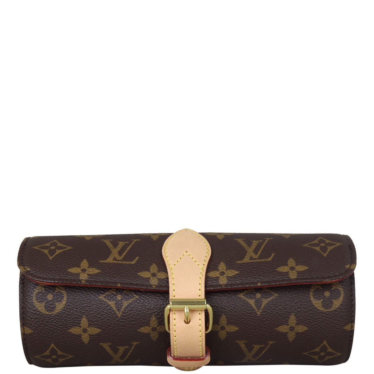 Louis Vuitton 3 Watch Case Monogram | GHW