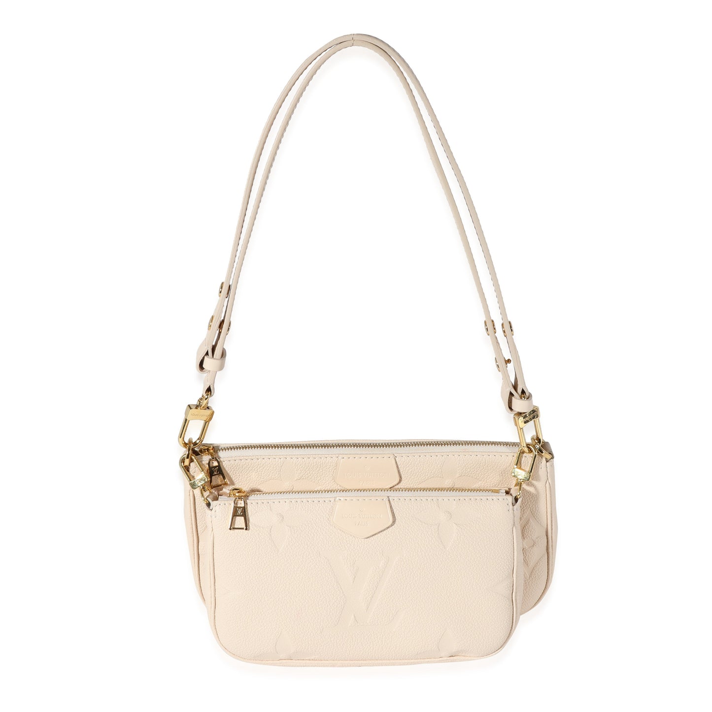 Louis Vuitton Louis Vuitton Cream Monogram Empreinte Multi-Pochette Accessoires