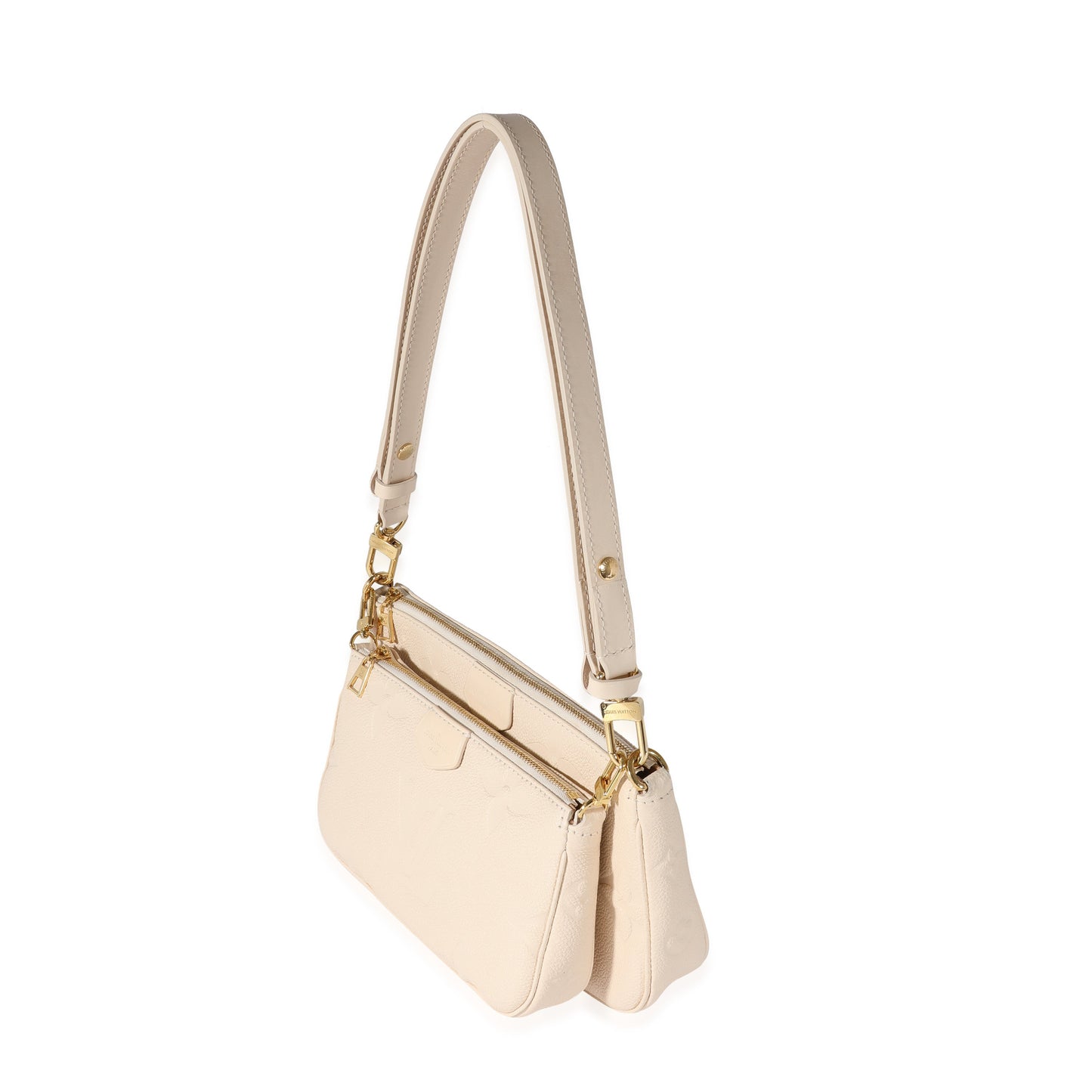 Louis Vuitton Louis Vuitton Cream Monogram Empreinte Multi-Pochette Accessoires