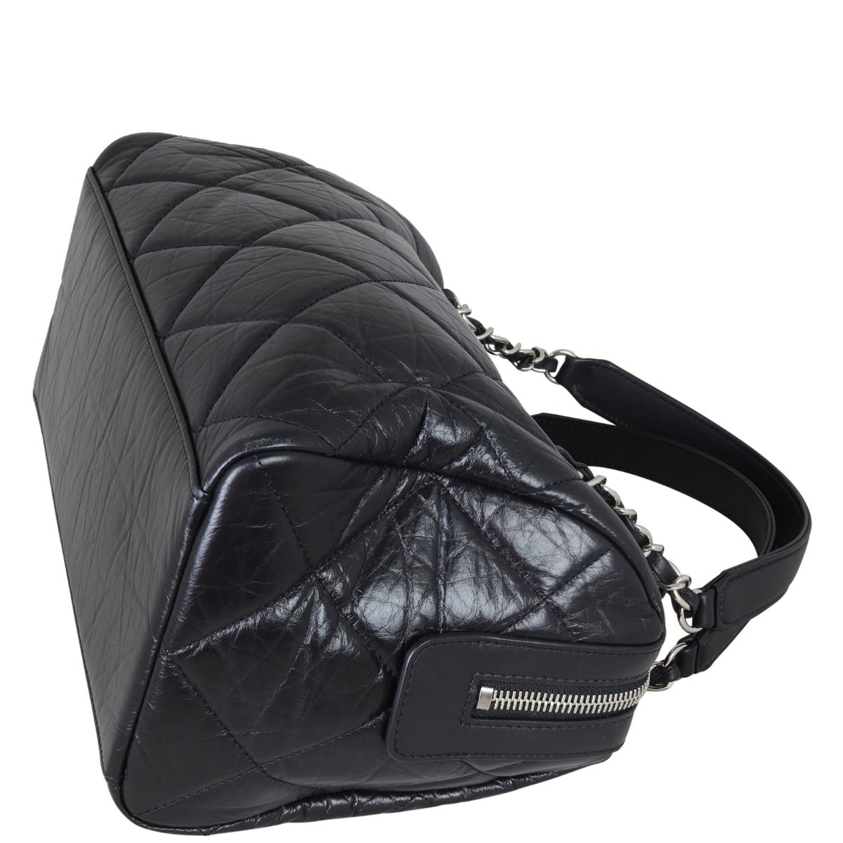 Chanel Calfskin Bowling Bag Small