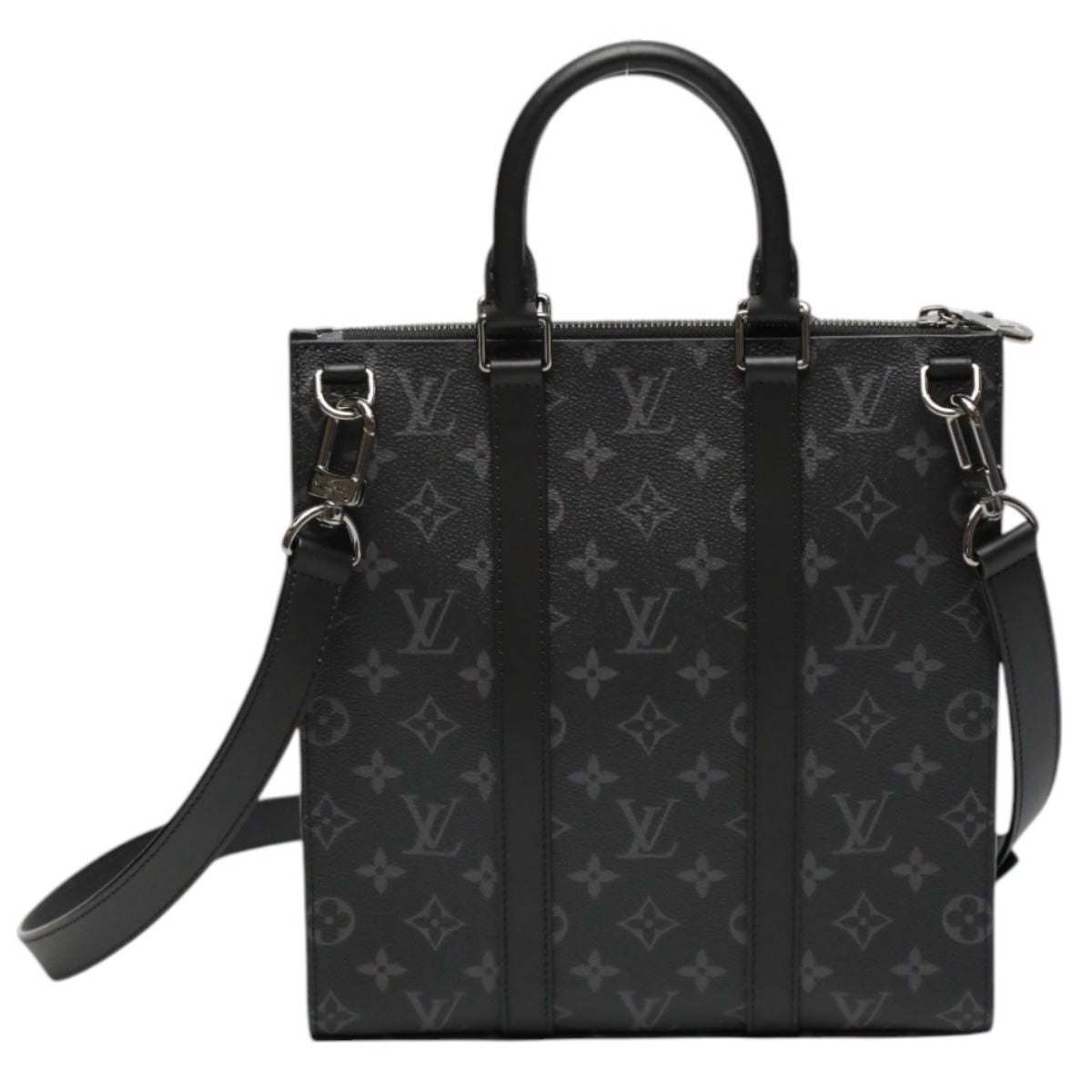 LOUIS VUITTON Tote Bag M46456 Monogram canvas black Monogram Eclipse Sac Plat Cloth