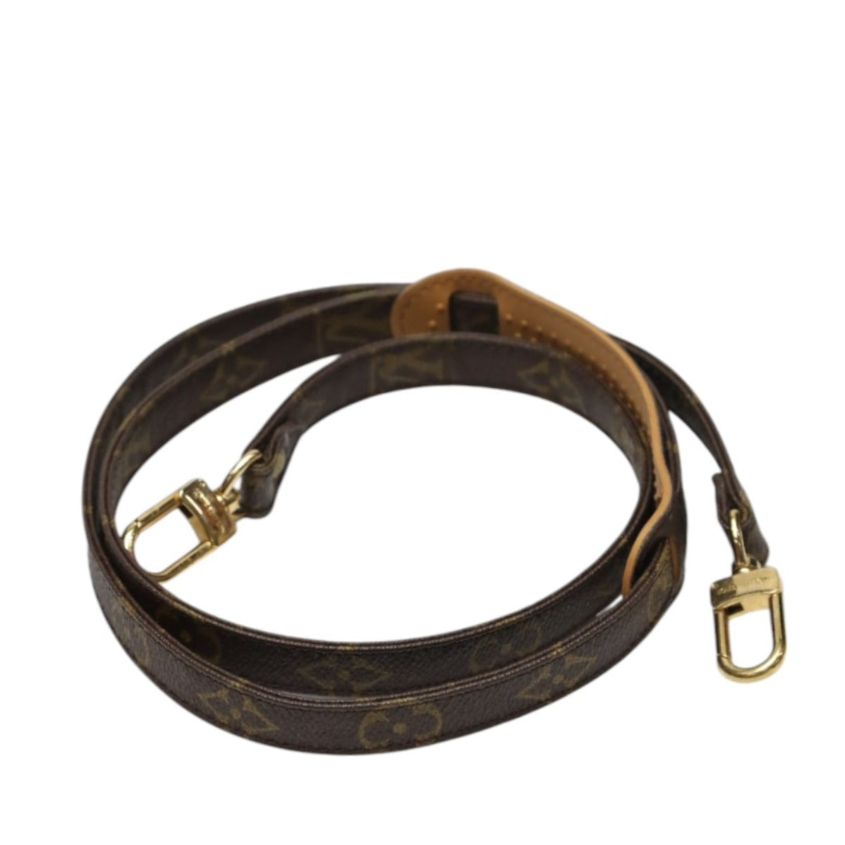 LOUIS VUITTON Shoulder strap J52315 Monogram canvas Brown strap Monogram Back accessories Women(Unisex)