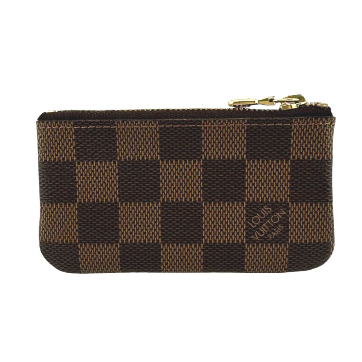 LOUIS VUITTON Key case Key holder  N62658 Damier canvas Brown Key case Key holder for coin pocket Damier Pochette Cre unisex(Unisex)