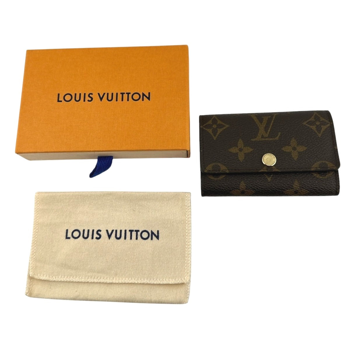LOUIS VUITTON Key case Key holder  M62630 Monogram canvas Brown Key case Key holder for 6 pieces Monogram Multicles6 Women(Unisex)