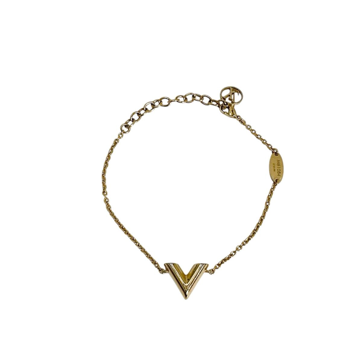 LOUIS VUITTON bracelet M61084 metal gold Essential V