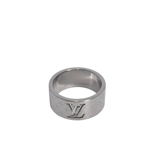 LOUIS VUITTON Ring M65456 metal Silver M size (around 19) Berg Champs Elysees M