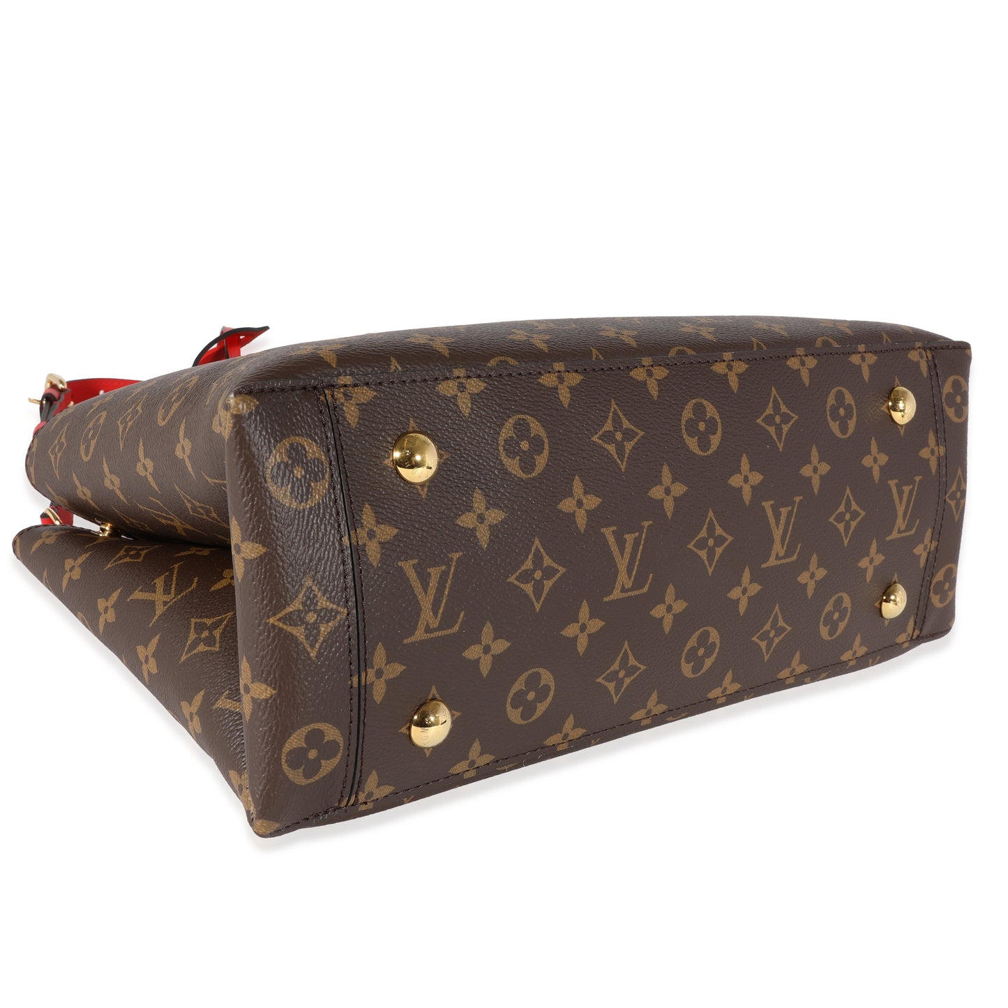 Louis Vuitton Louis Vuitton Monogram Canvas & Coquelicot Leather Flower Tote