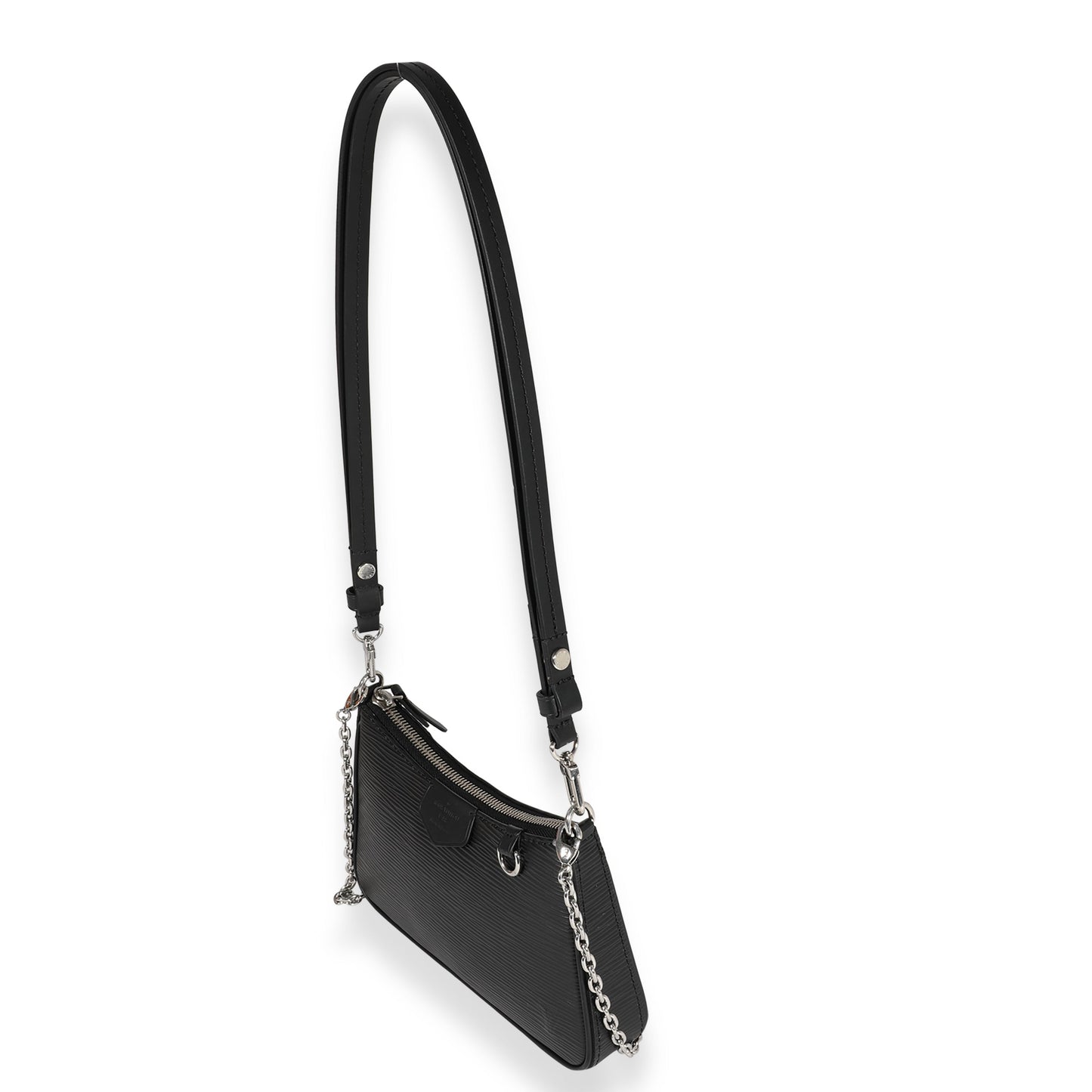 Louis Vuitton Louis Vuitton Black Epi Leather Easy Pouch On Strap