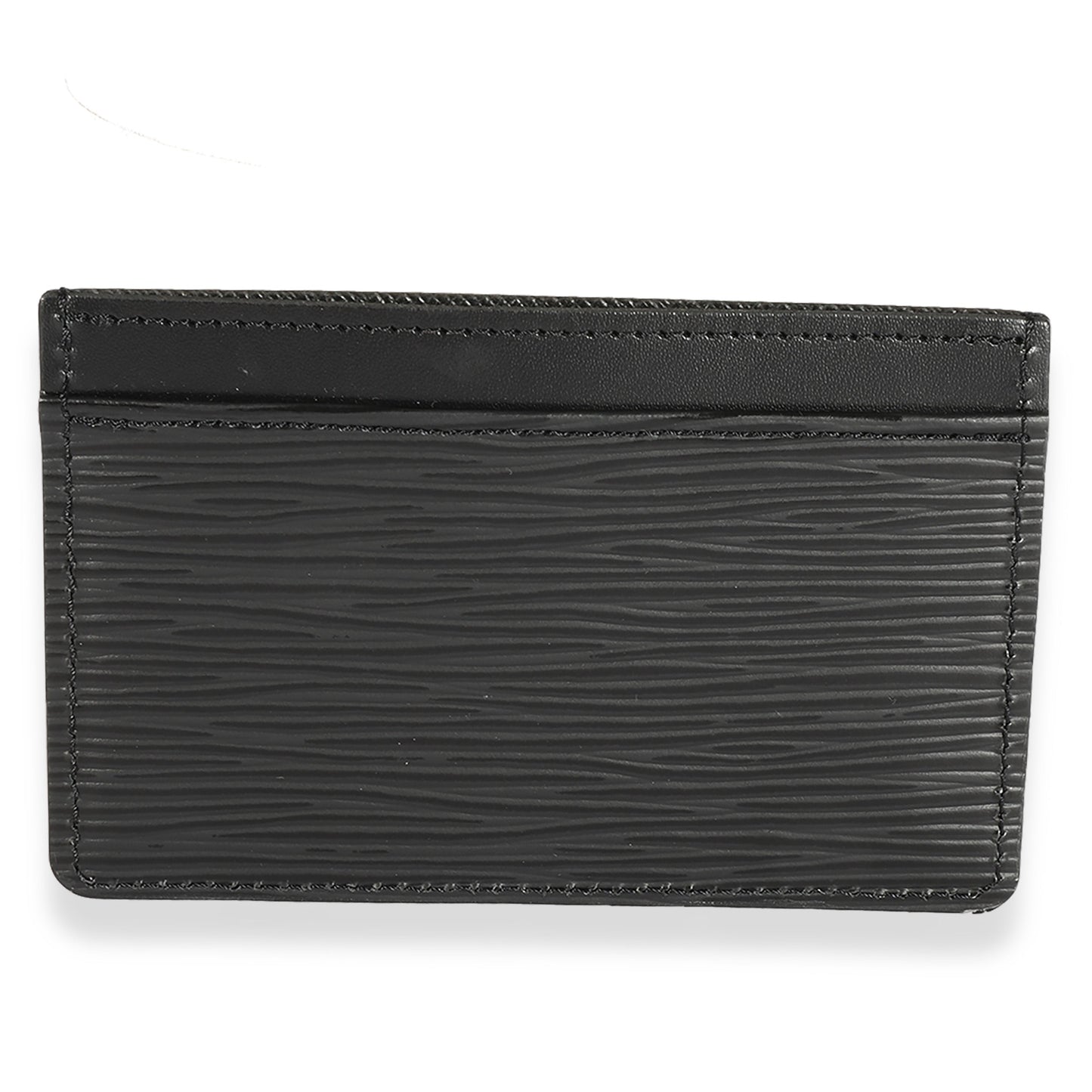 Louis Vuitton Louis Vuitton Black Epi Card Holder