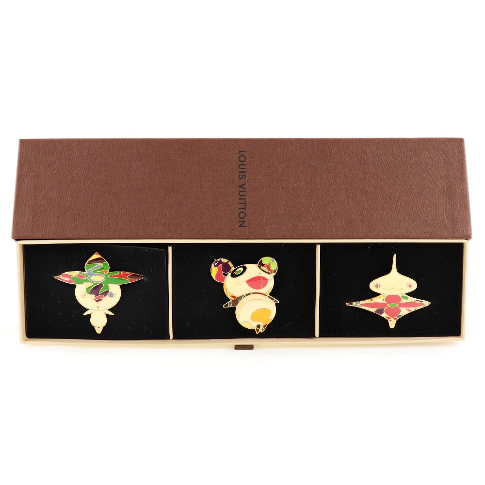 LOUIS VUITTON Valletta M92595 Plated Gold gold takashi murakami Flower hatman / panda / onion head Women