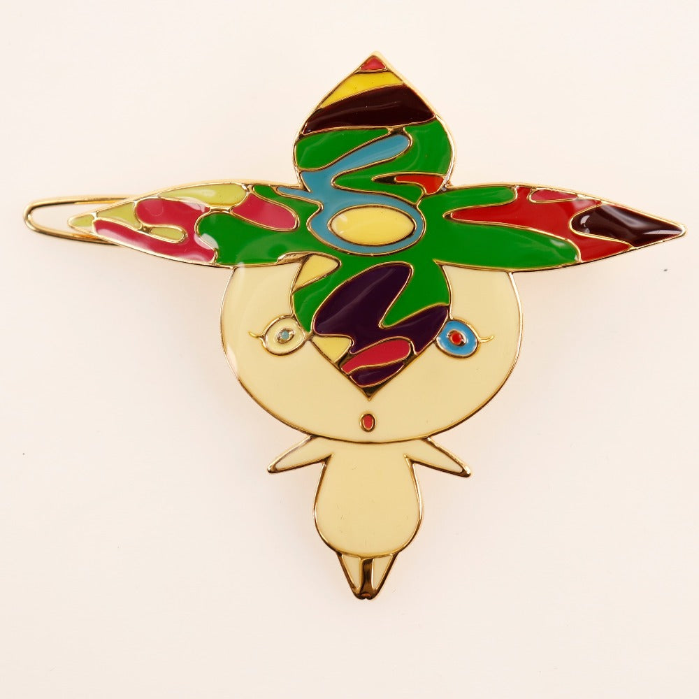 LOUIS VUITTON Valletta M92595 Plated Gold gold takashi murakami Flower hatman / panda / onion head Women
