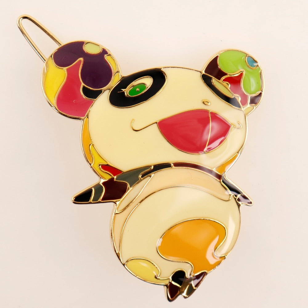 LOUIS VUITTON Valletta M92595 Plated Gold gold takashi murakami Flower hatman / panda / onion head Women