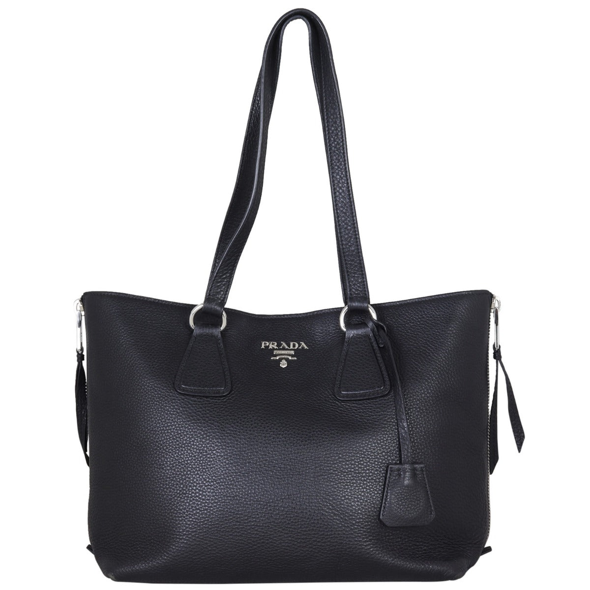 Prada Vitello Daino Zip Tote