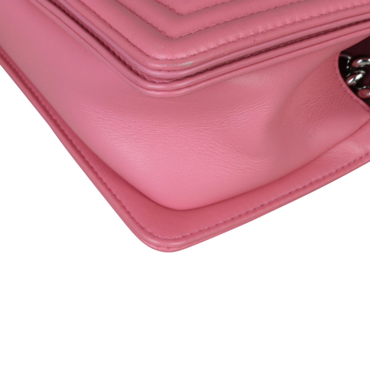 Chanel Boy Small Chevron | Pink
