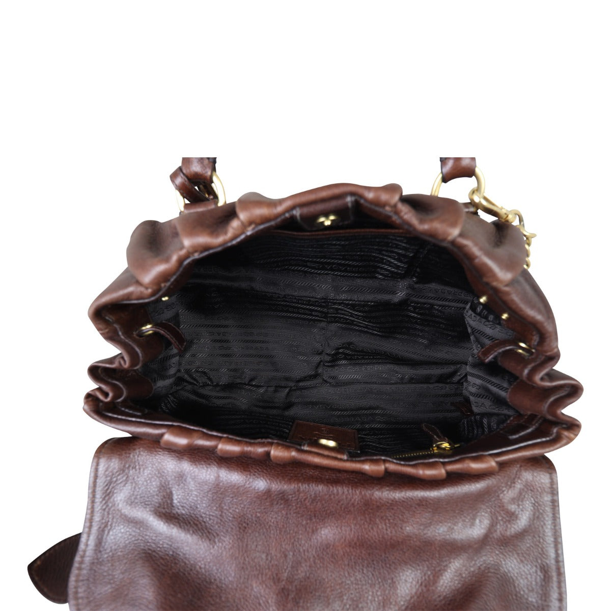 Prada Cervo Dragon Satchel