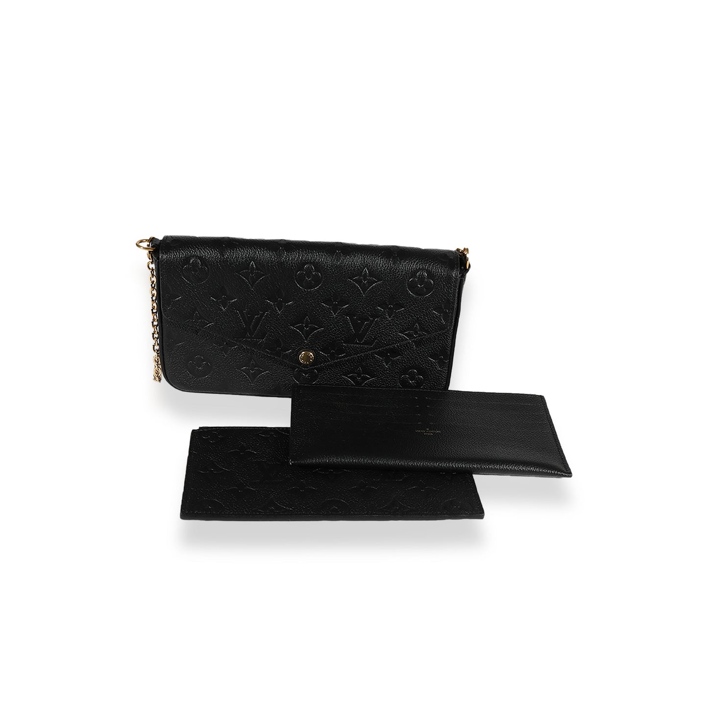 Louis Vuitton Louis Vuitton Black Monogram Empreinte Félicie Pochette