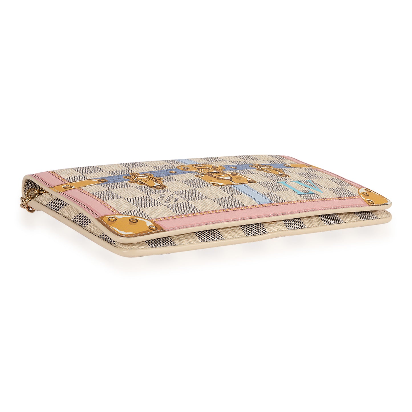 Louis Vuitton Louis Vuitton Damier Azur Summer Trunks Chain Pochette