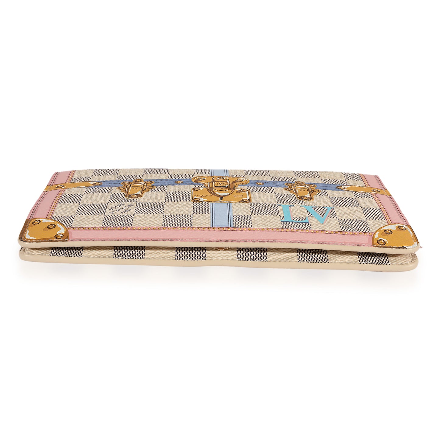 Louis Vuitton Louis Vuitton Damier Azur Summer Trunks Chain Pochette