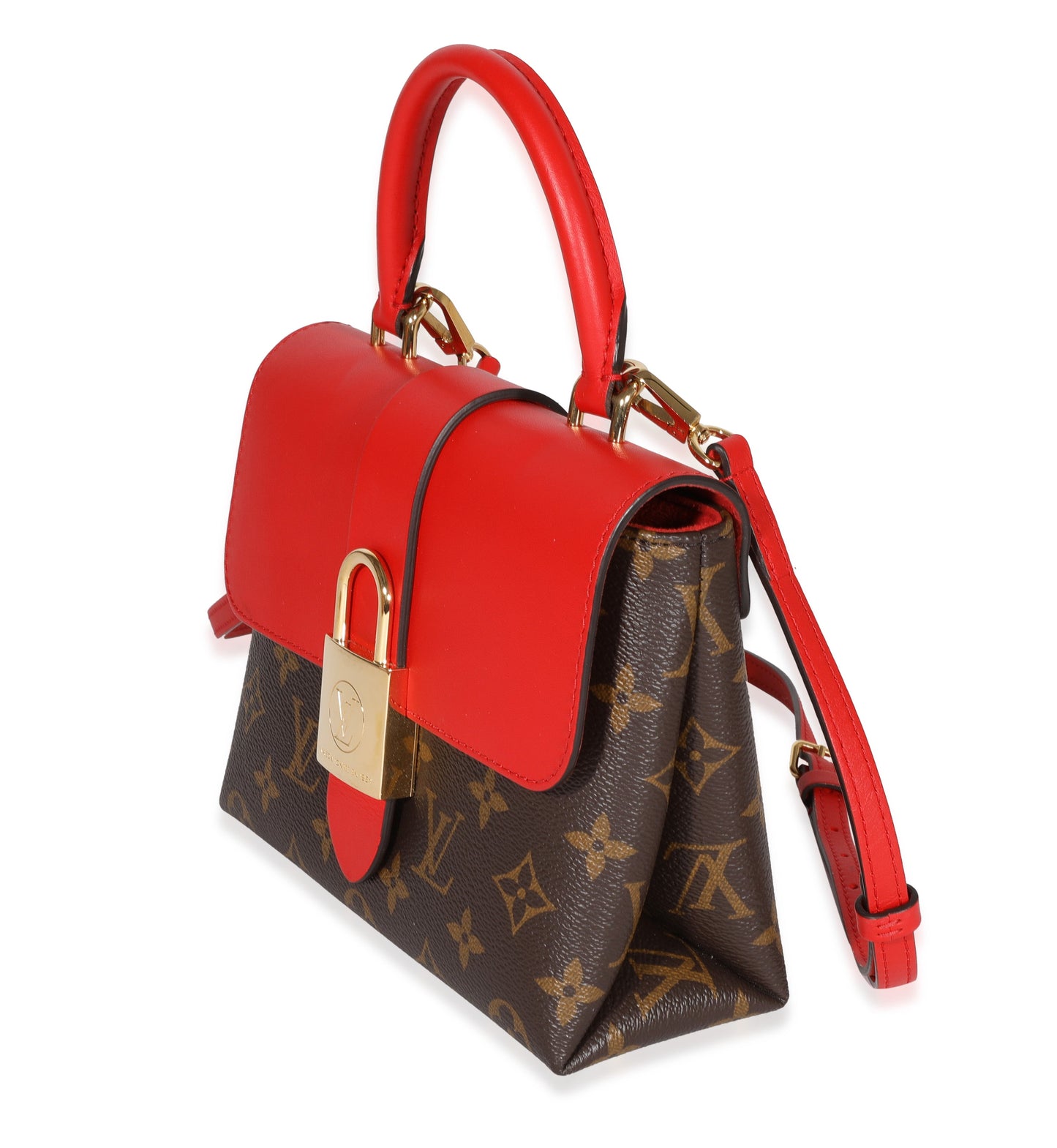 Louis Vuitton Louis Vuitton Monogram Canvas & Coquelicot Locky BB