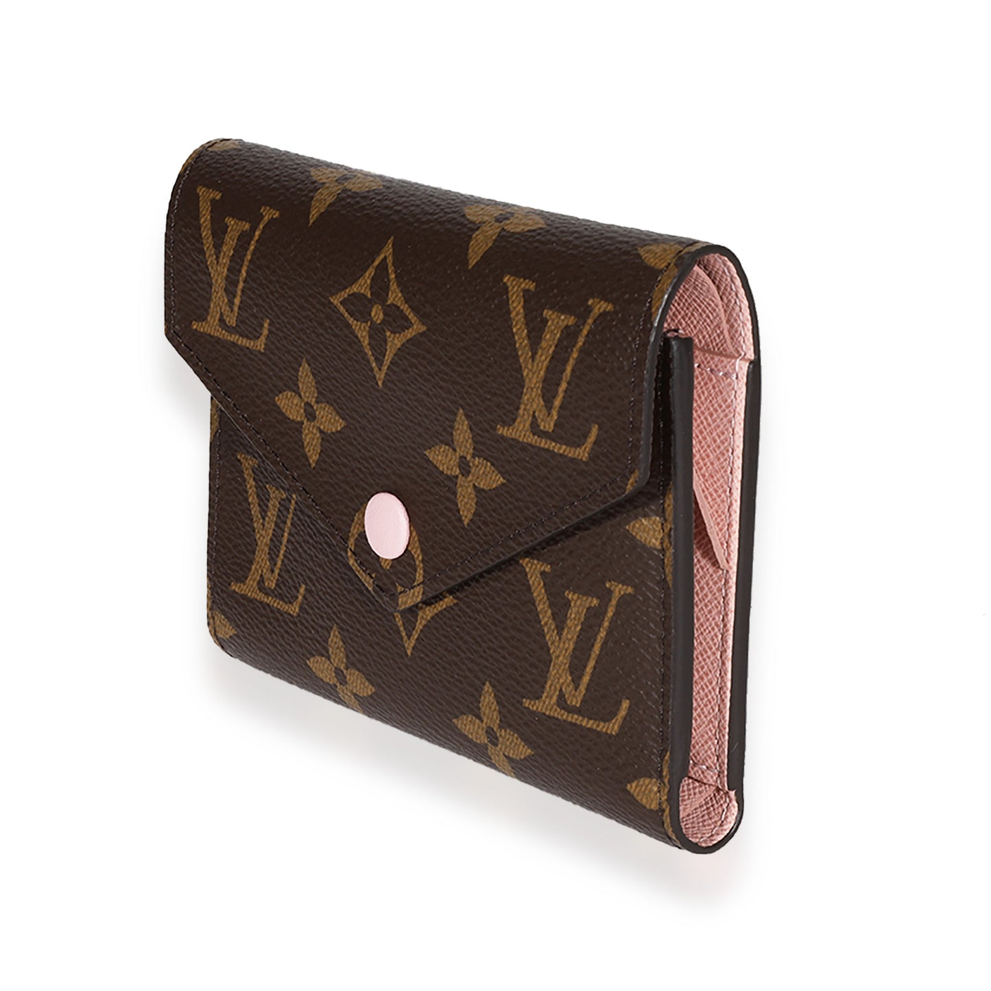 Louis Vuitton Louis Vuitton Monogram Canvas & Rose Ballerine Victorine Wallet