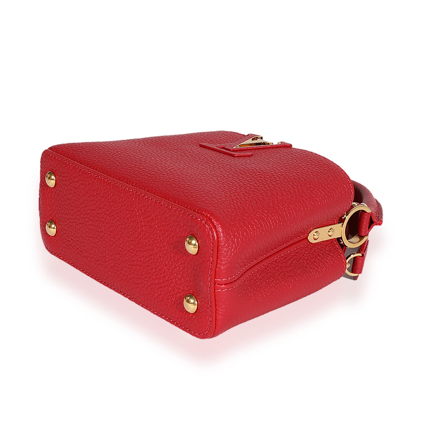Louis Vuitton Louis Vuitton Scarlet Taurillon Capucines Mini