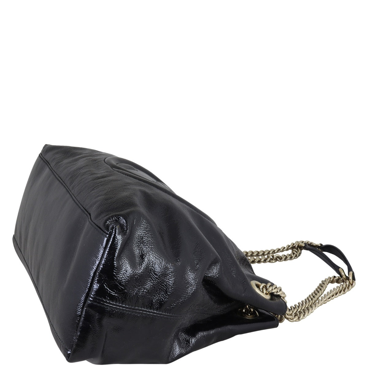 Gucci Soho Chain Shoulder Bag Medium Patent