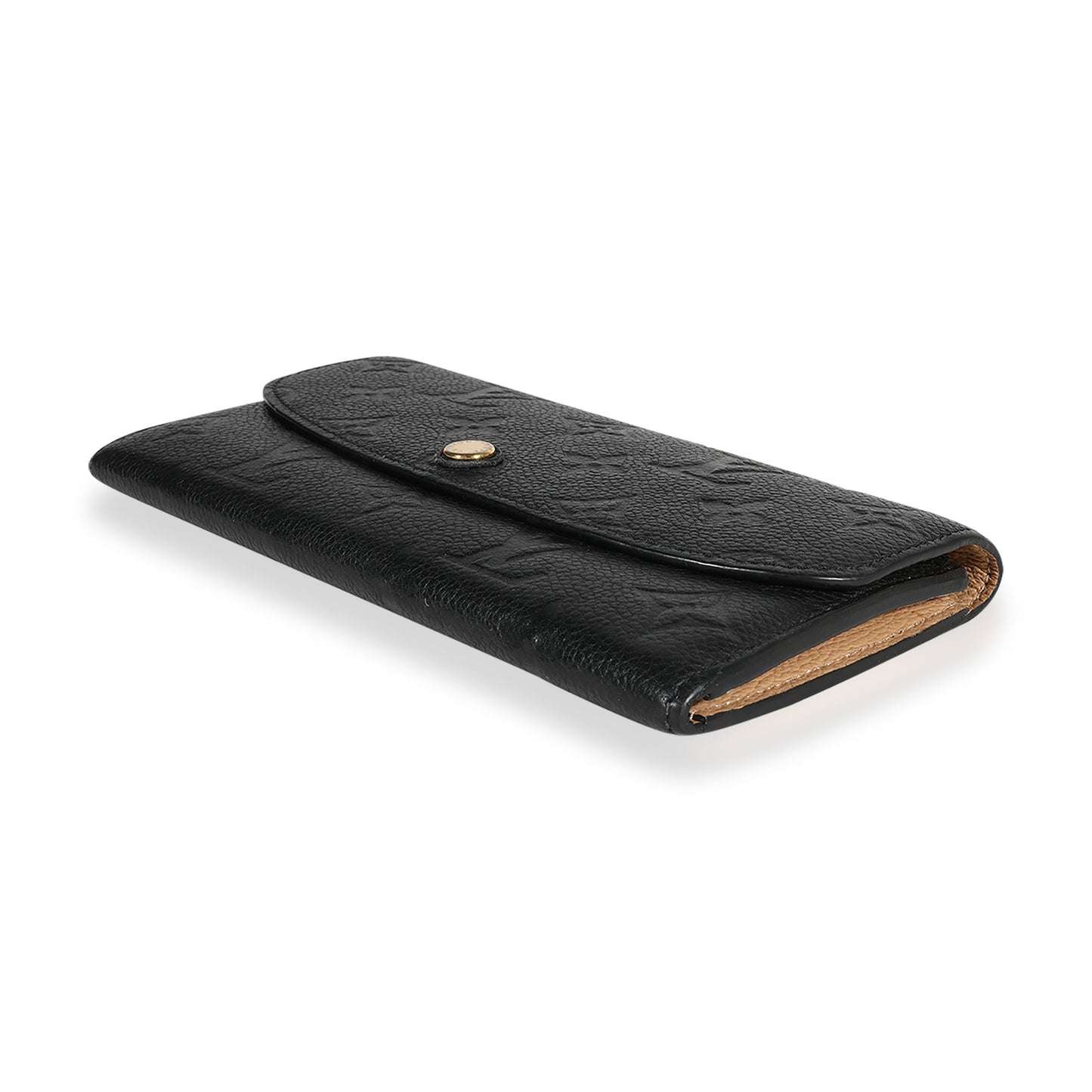 Louis Vuitton Louis Vuitton Black Monogram Empreinte Emilie Wallet